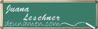 Juana Leschner Visitenkarte